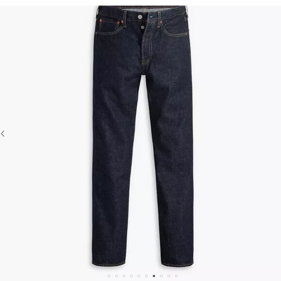 🌹3X🌹-HP-LEVI QUALITY ORIGINAL BUTTON FLY BLUE JEANS/CLASSIC STRAIGHT LEG/W27-28L - Picture 5 of 12